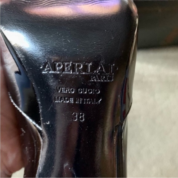 BNIB Aperlai liquid leather boots - Picture 4 of 5